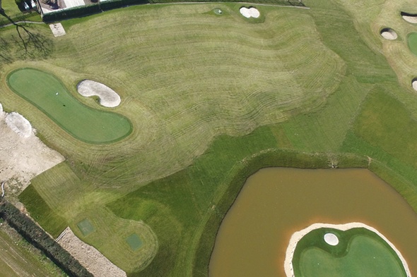 3-Hole Course for Gareth Bale, former professional soccer player